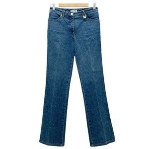 Vintage St. John Sport Jeans Medium Wash Straight Leg High Rise Women’s Size 2